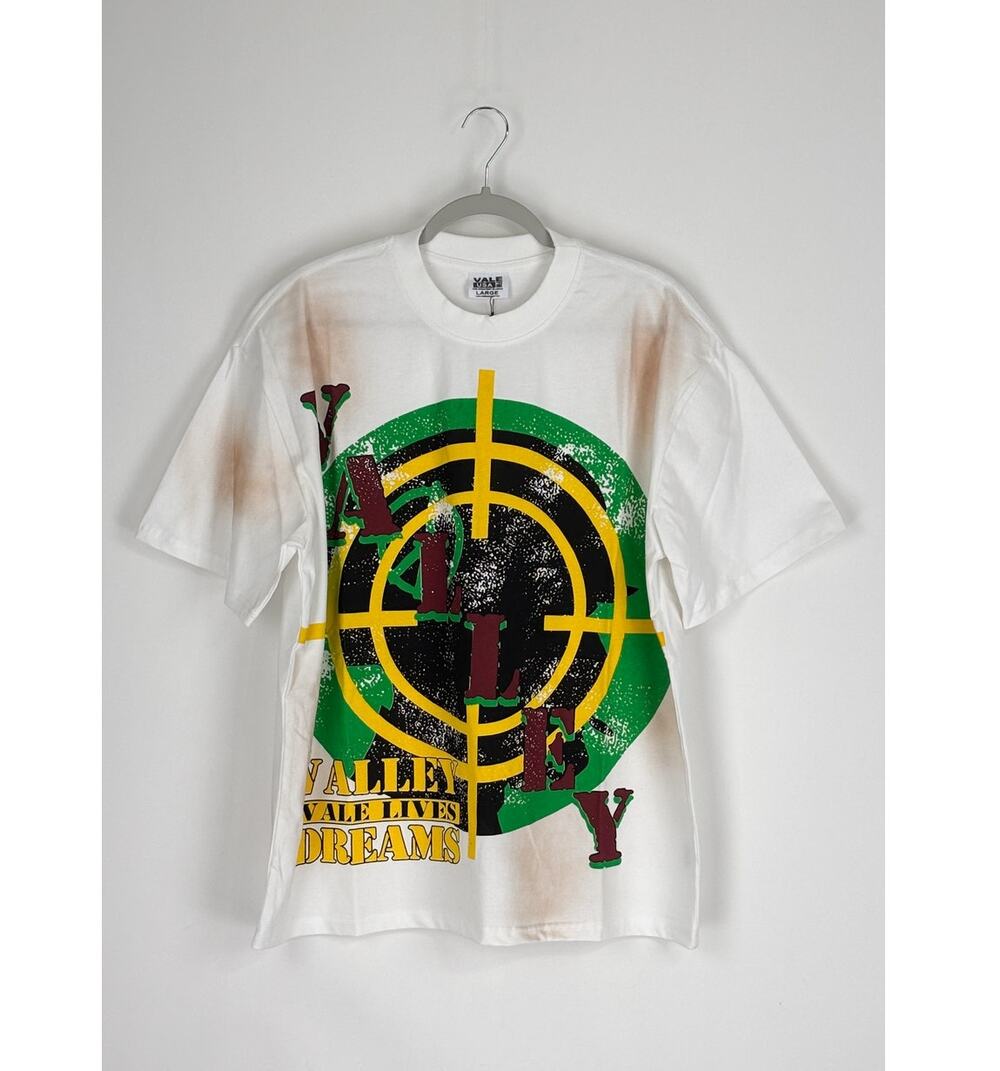 Vale Forever Target Tee Shirt White Mens Size Large New Valley Streetwear